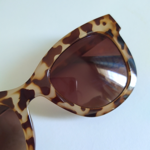 *SALE* Leopard Cat Eyes Sunglasses Safari Animal Print - Picture 5 of 7